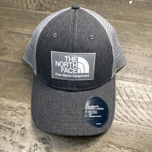 The North Face Other - THE NORTH FACE Unisex Mudder Snapback Gray Patch Logo Trucker Hat NWT MSRP 32$